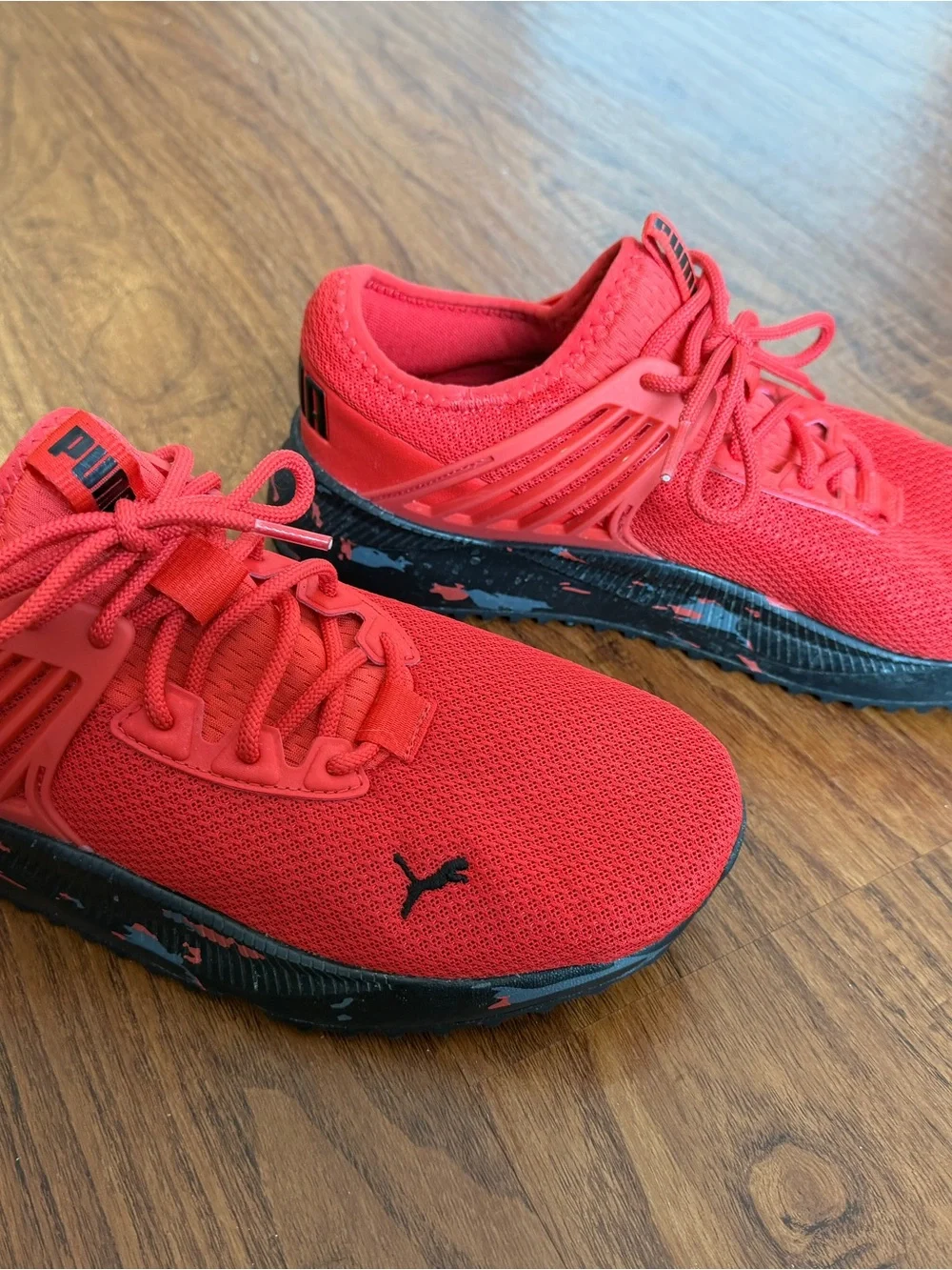 PUMA Pacer Future Color Utility Red Black Men's 10.5